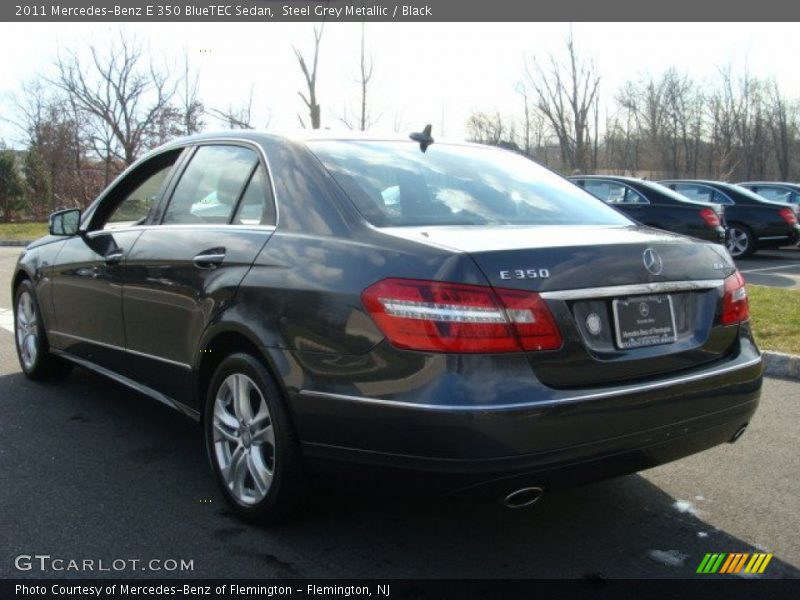 Steel Grey Metallic / Black 2011 Mercedes-Benz E 350 BlueTEC Sedan