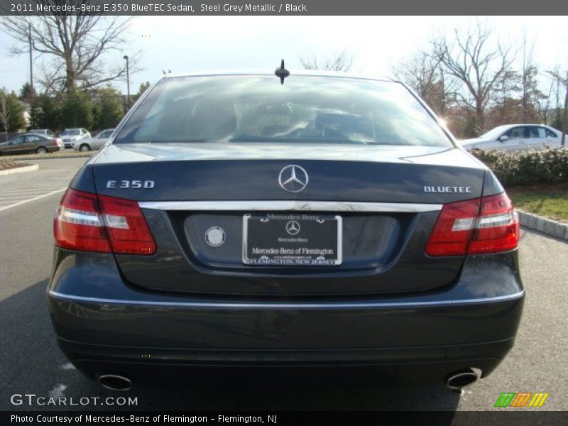 Steel Grey Metallic / Black 2011 Mercedes-Benz E 350 BlueTEC Sedan