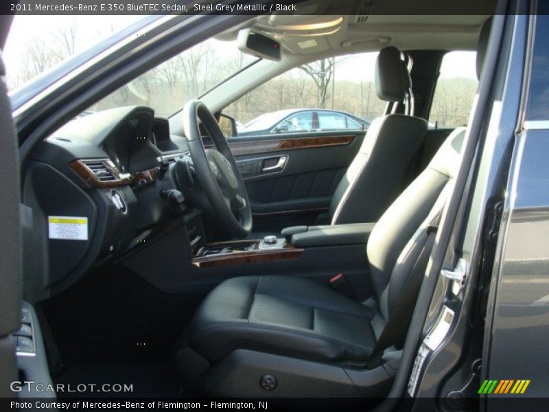Steel Grey Metallic / Black 2011 Mercedes-Benz E 350 BlueTEC Sedan