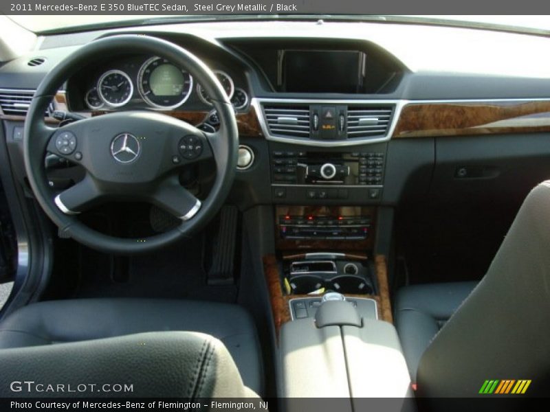 Steel Grey Metallic / Black 2011 Mercedes-Benz E 350 BlueTEC Sedan