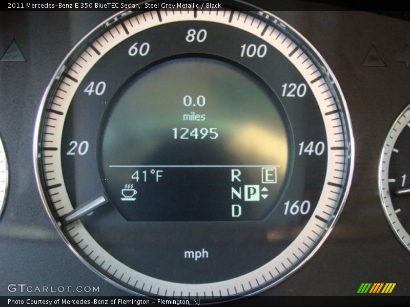 Steel Grey Metallic / Black 2011 Mercedes-Benz E 350 BlueTEC Sedan