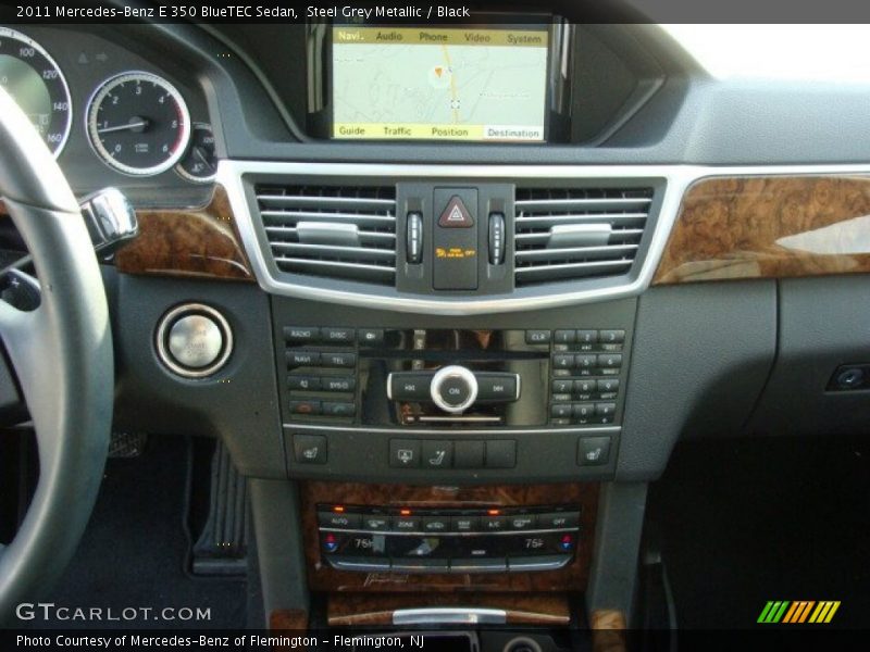 Steel Grey Metallic / Black 2011 Mercedes-Benz E 350 BlueTEC Sedan