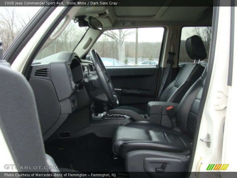 Stone White / Dark Slate Gray 2008 Jeep Commander Sport 4x4