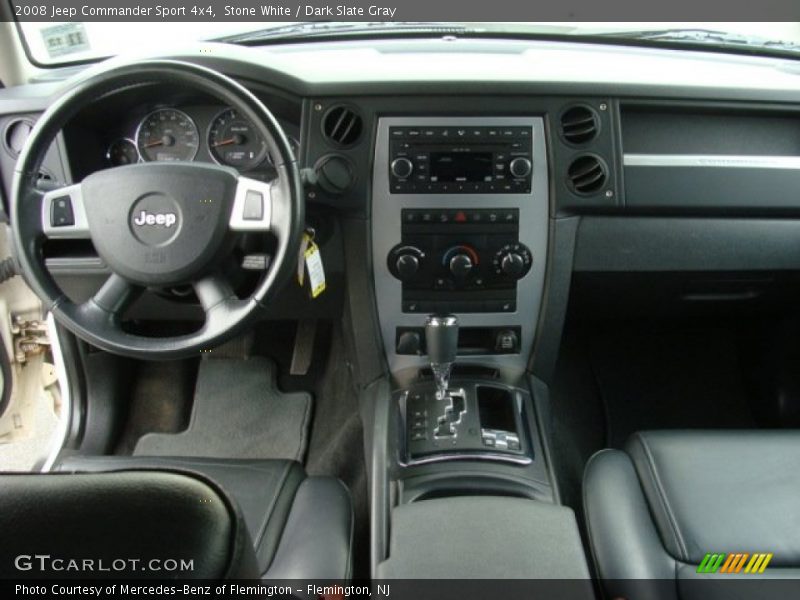 Stone White / Dark Slate Gray 2008 Jeep Commander Sport 4x4
