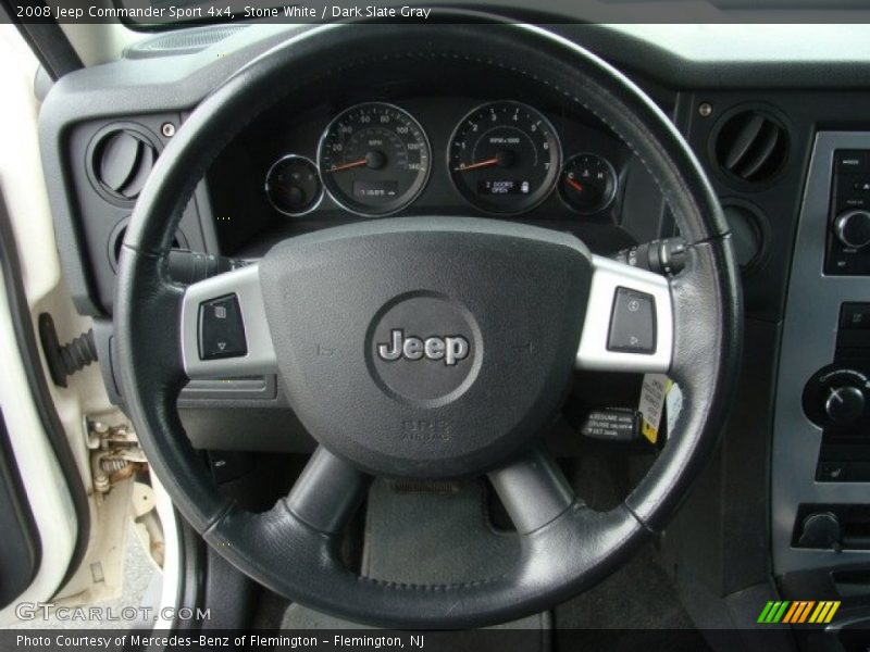 Stone White / Dark Slate Gray 2008 Jeep Commander Sport 4x4