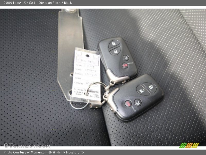Obsidian Black / Black 2009 Lexus LS 460 L