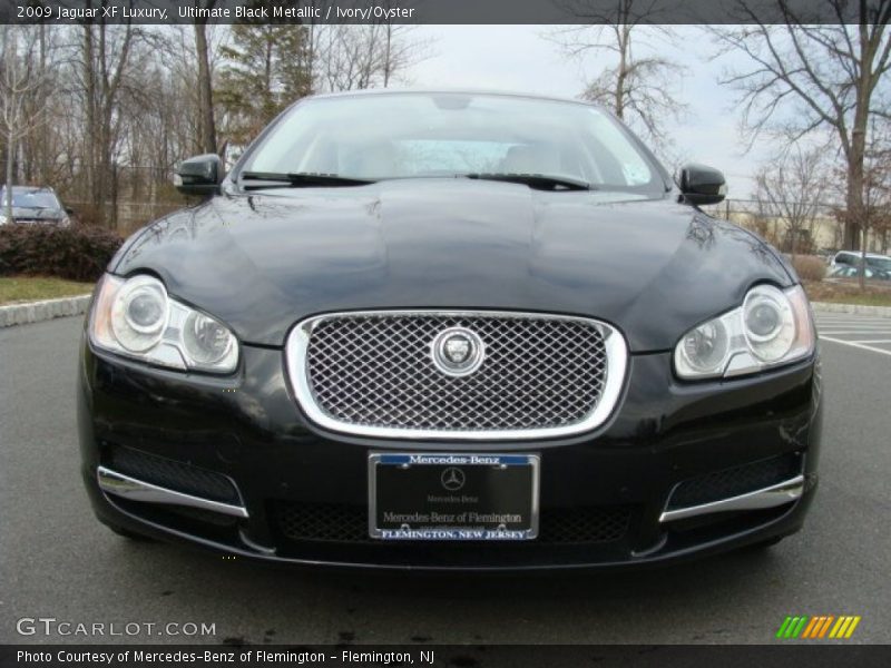 Ultimate Black Metallic / Ivory/Oyster 2009 Jaguar XF Luxury