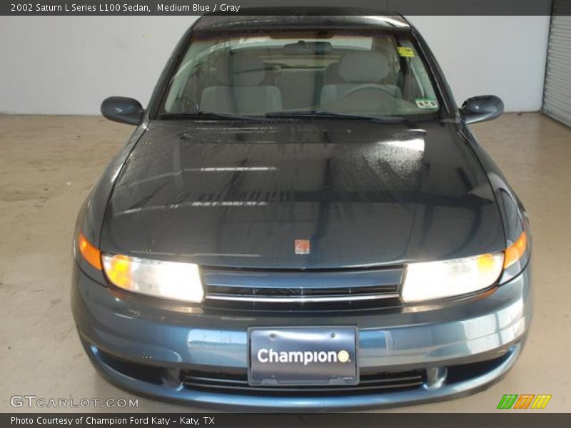 Medium Blue / Gray 2002 Saturn L Series L100 Sedan