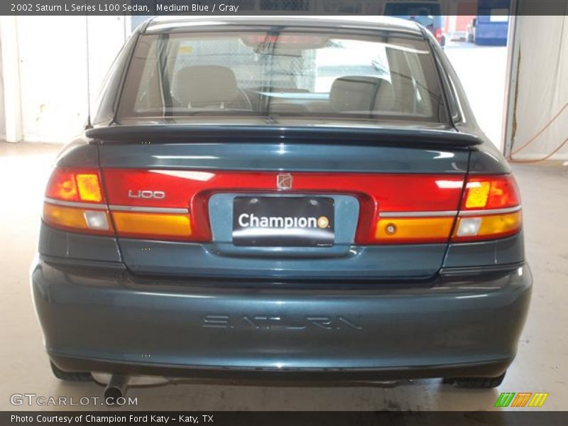 Medium Blue / Gray 2002 Saturn L Series L100 Sedan