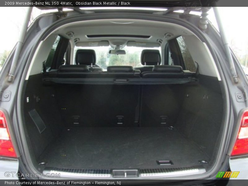 Obsidian Black Metallic / Black 2009 Mercedes-Benz ML 350 4Matic