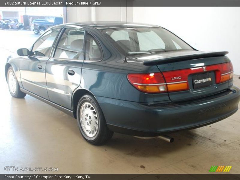Medium Blue / Gray 2002 Saturn L Series L100 Sedan