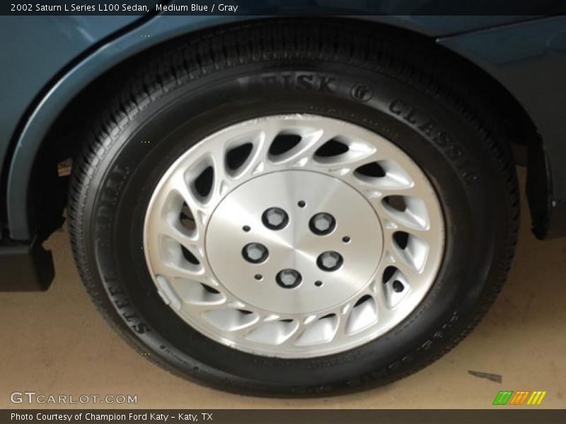 Medium Blue / Gray 2002 Saturn L Series L100 Sedan