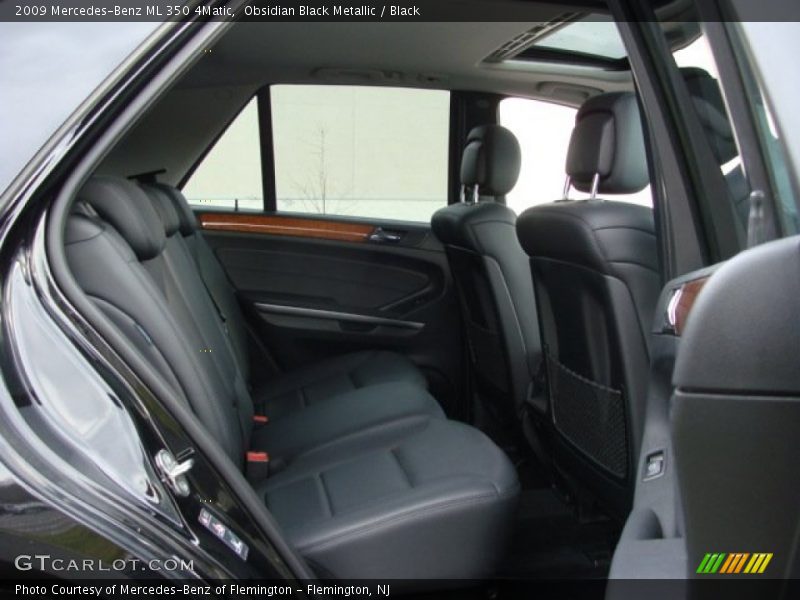 Obsidian Black Metallic / Black 2009 Mercedes-Benz ML 350 4Matic