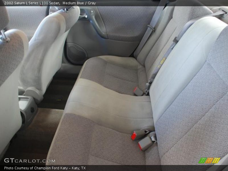 Medium Blue / Gray 2002 Saturn L Series L100 Sedan
