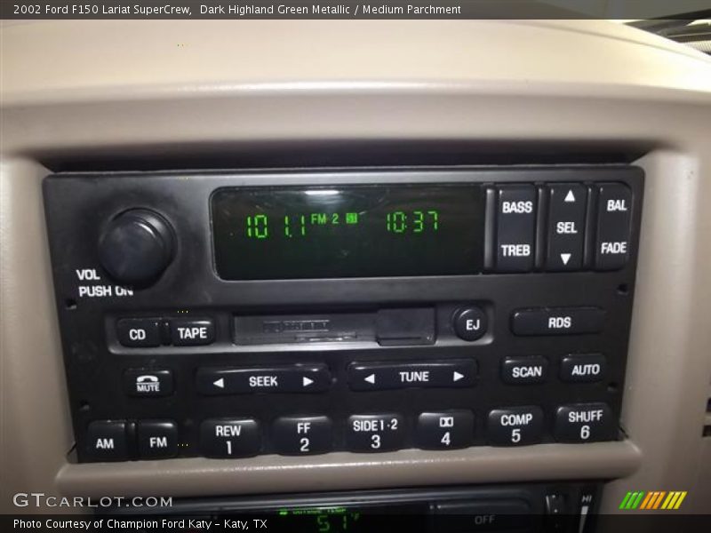 Audio System of 2002 F150 Lariat SuperCrew