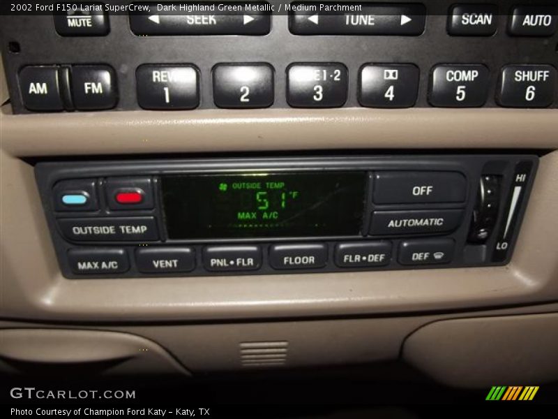 Controls of 2002 F150 Lariat SuperCrew
