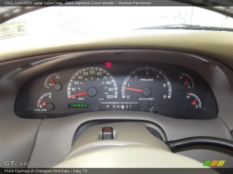  2002 F150 Lariat SuperCrew Lariat SuperCrew Gauges