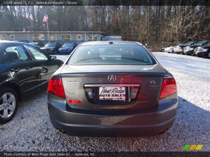 Anthracite Metallic / Ebony 2004 Acura TL 3.2