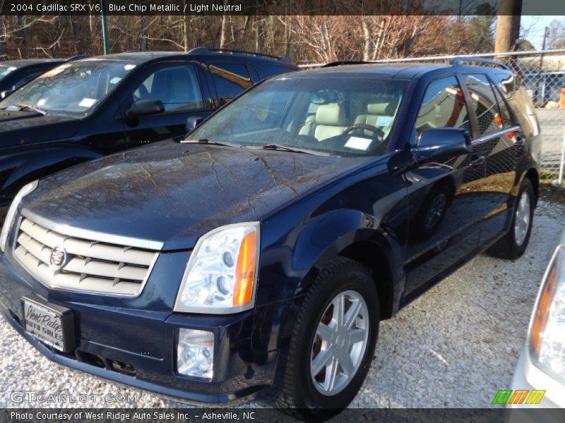 Blue Chip Metallic / Light Neutral 2004 Cadillac SRX V6