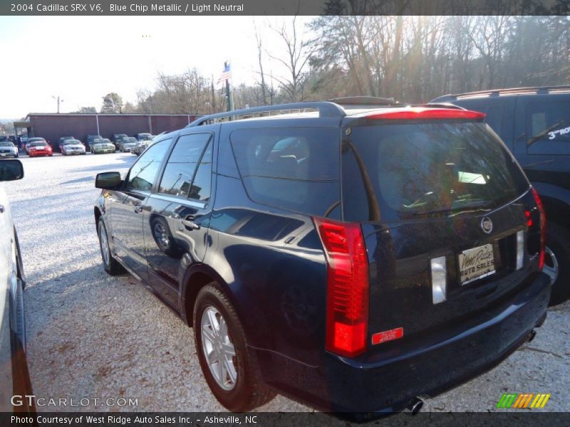 Blue Chip Metallic / Light Neutral 2004 Cadillac SRX V6