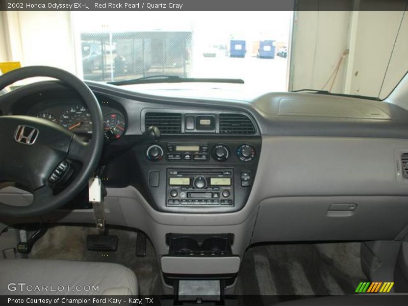 Red Rock Pearl / Quartz Gray 2002 Honda Odyssey EX-L