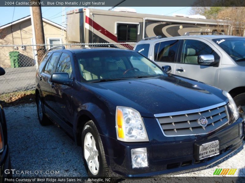 Blue Chip Metallic / Light Neutral 2004 Cadillac SRX V6