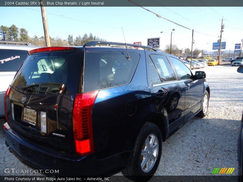 Blue Chip Metallic / Light Neutral 2004 Cadillac SRX V6