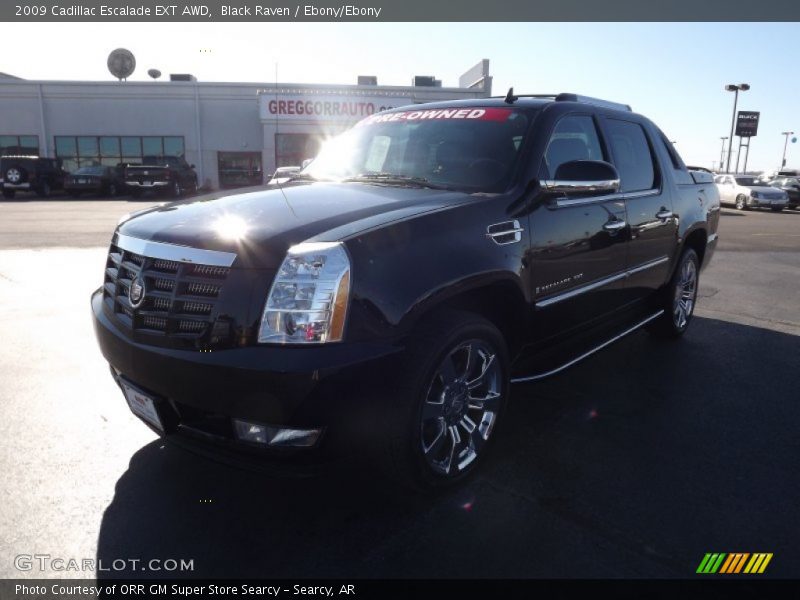 Black Raven / Ebony/Ebony 2009 Cadillac Escalade EXT AWD