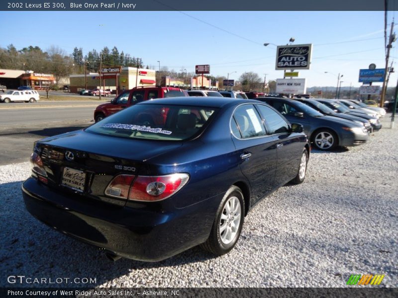 Blue Onyx Pearl / Ivory 2002 Lexus ES 300