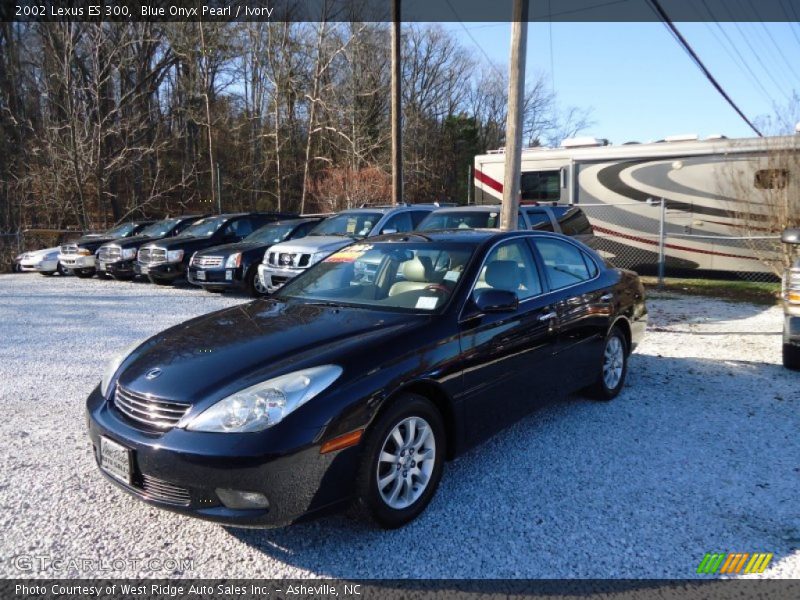 Blue Onyx Pearl / Ivory 2002 Lexus ES 300