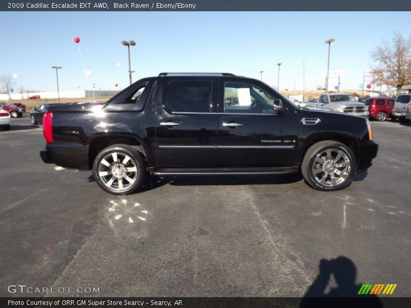 Black Raven / Ebony/Ebony 2009 Cadillac Escalade EXT AWD