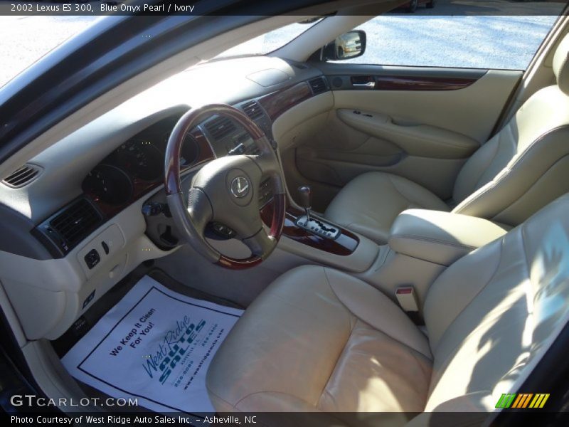 Blue Onyx Pearl / Ivory 2002 Lexus ES 300