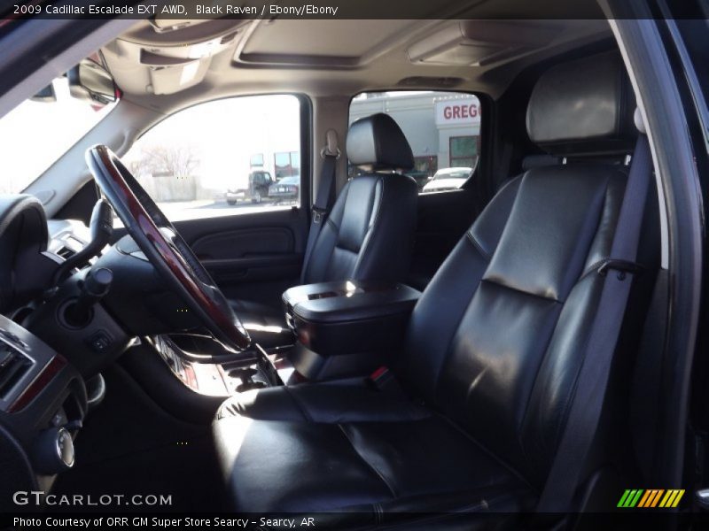 Black Raven / Ebony/Ebony 2009 Cadillac Escalade EXT AWD