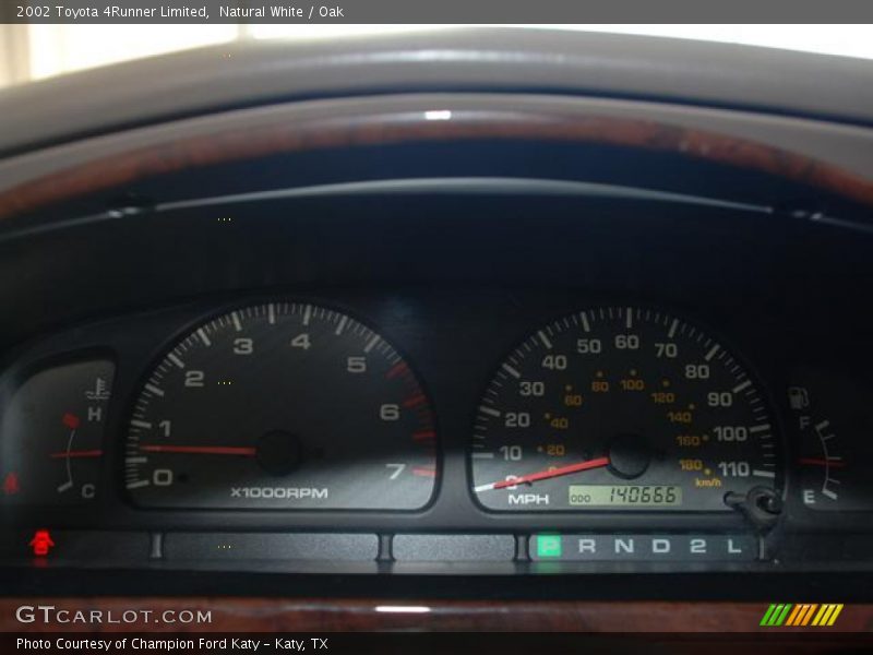 Natural White / Oak 2002 Toyota 4Runner Limited