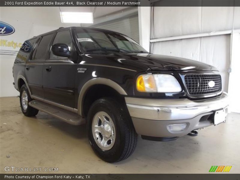Black Clearcoat / Medium Parchment 2001 Ford Expedition Eddie Bauer 4x4