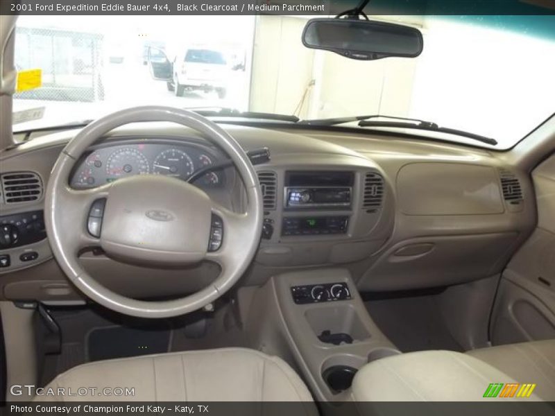 Black Clearcoat / Medium Parchment 2001 Ford Expedition Eddie Bauer 4x4