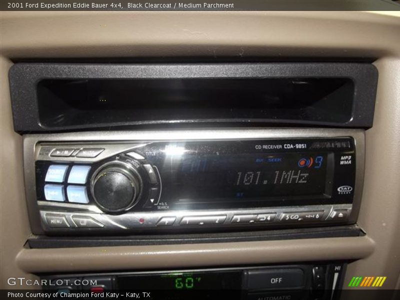 Black Clearcoat / Medium Parchment 2001 Ford Expedition Eddie Bauer 4x4