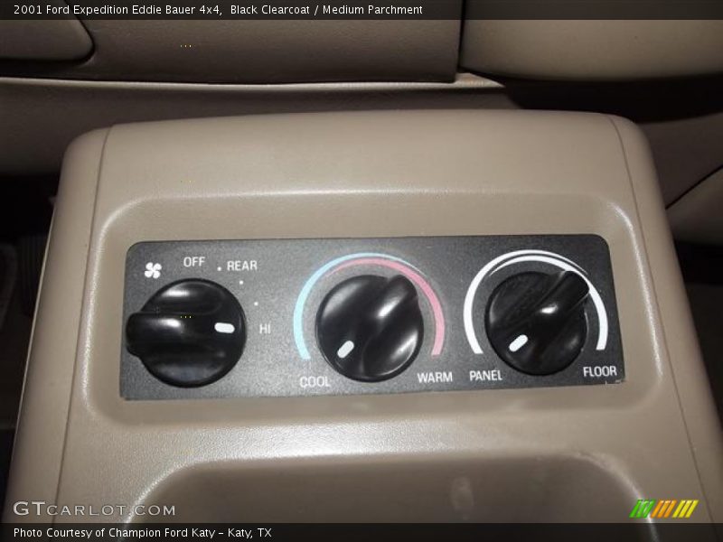 Black Clearcoat / Medium Parchment 2001 Ford Expedition Eddie Bauer 4x4