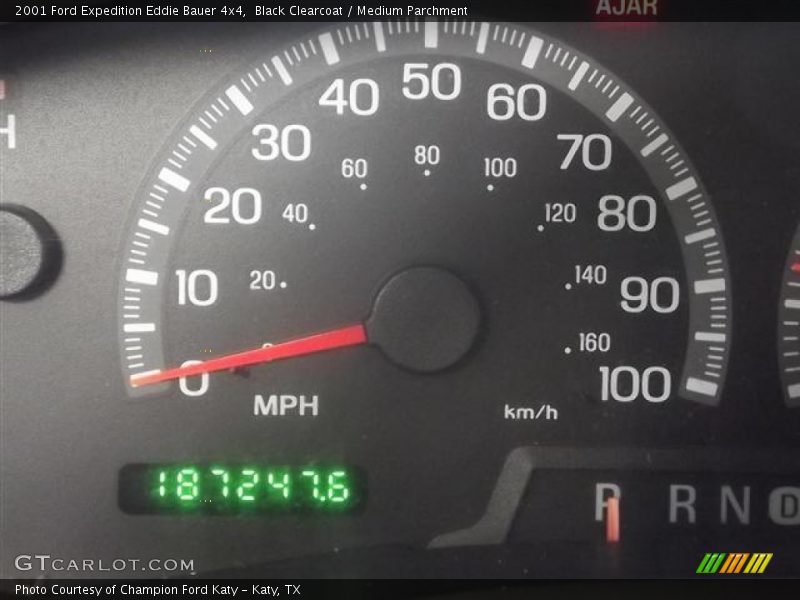 Black Clearcoat / Medium Parchment 2001 Ford Expedition Eddie Bauer 4x4