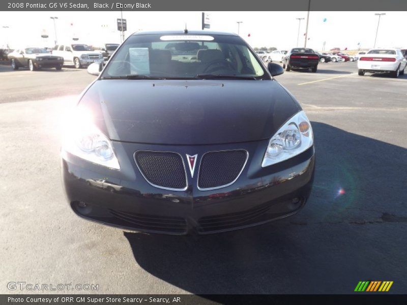 Black / Ebony Black 2008 Pontiac G6 V6 Sedan