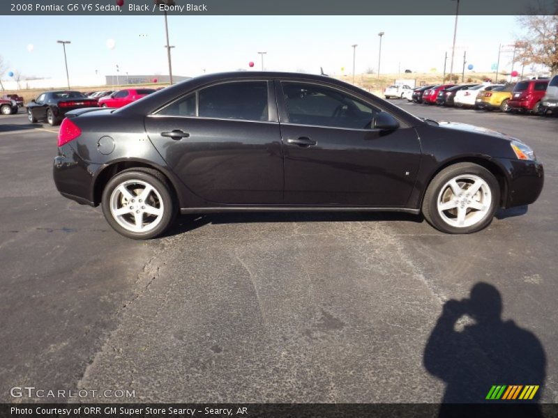 Black / Ebony Black 2008 Pontiac G6 V6 Sedan