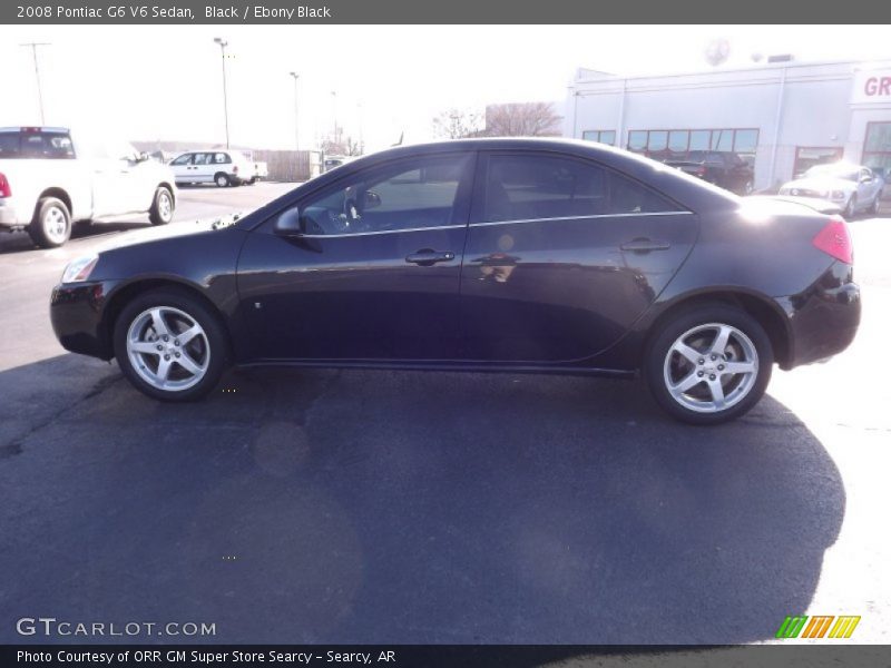 Black / Ebony Black 2008 Pontiac G6 V6 Sedan