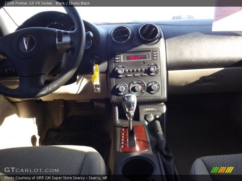 Black / Ebony Black 2008 Pontiac G6 V6 Sedan