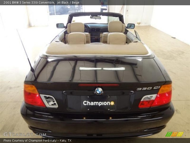 Jet Black / Beige 2001 BMW 3 Series 330i Convertible