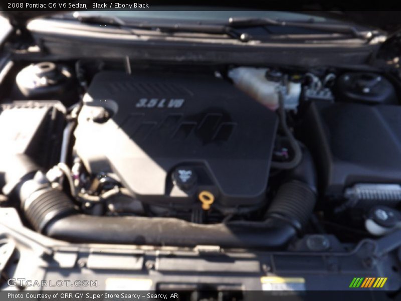 Black / Ebony Black 2008 Pontiac G6 V6 Sedan