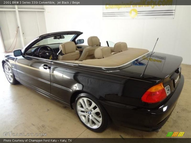 Jet Black / Beige 2001 BMW 3 Series 330i Convertible