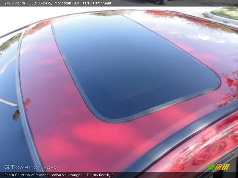 Moroccan Red Pearl / Parchment 2007 Acura TL 3.5 Type-S
