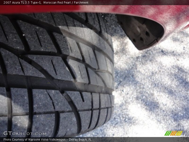 Moroccan Red Pearl / Parchment 2007 Acura TL 3.5 Type-S