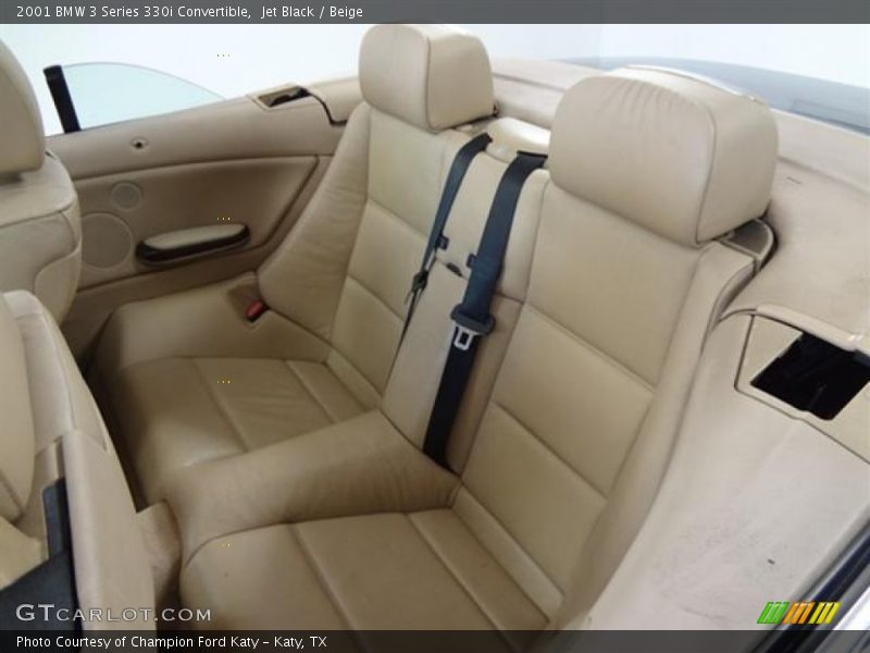Jet Black / Beige 2001 BMW 3 Series 330i Convertible