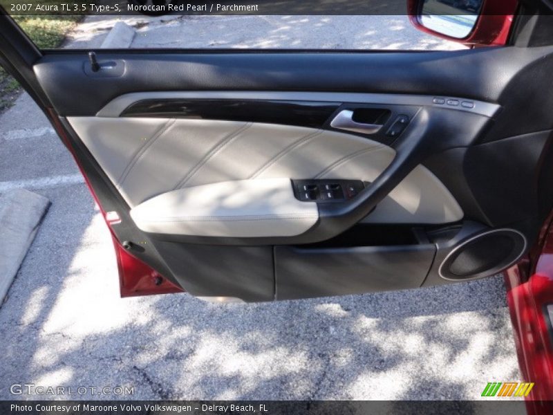 Moroccan Red Pearl / Parchment 2007 Acura TL 3.5 Type-S